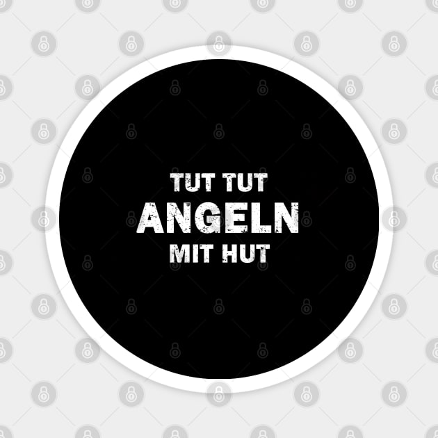 Angelhut Angeln fische Mütze Spruch karpfen zander Magnet by FindYourFavouriteDesign